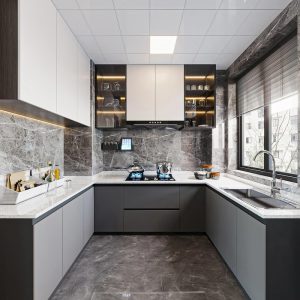 Tủ Bếp Gỗ Công Nghiệp 1139T