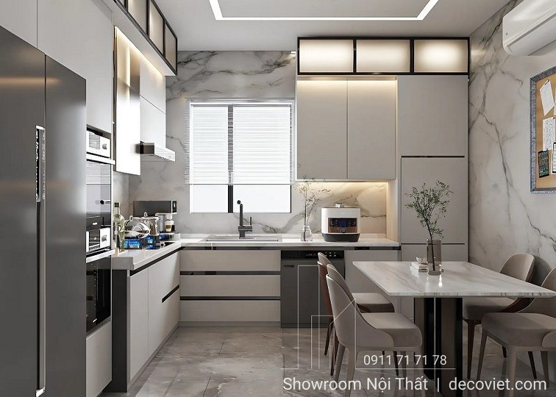 Tủ Bếp Gỗ Công Nghiệp 1148T