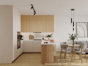Tủ Bếp Gỗ Công Nghiệp 1175T