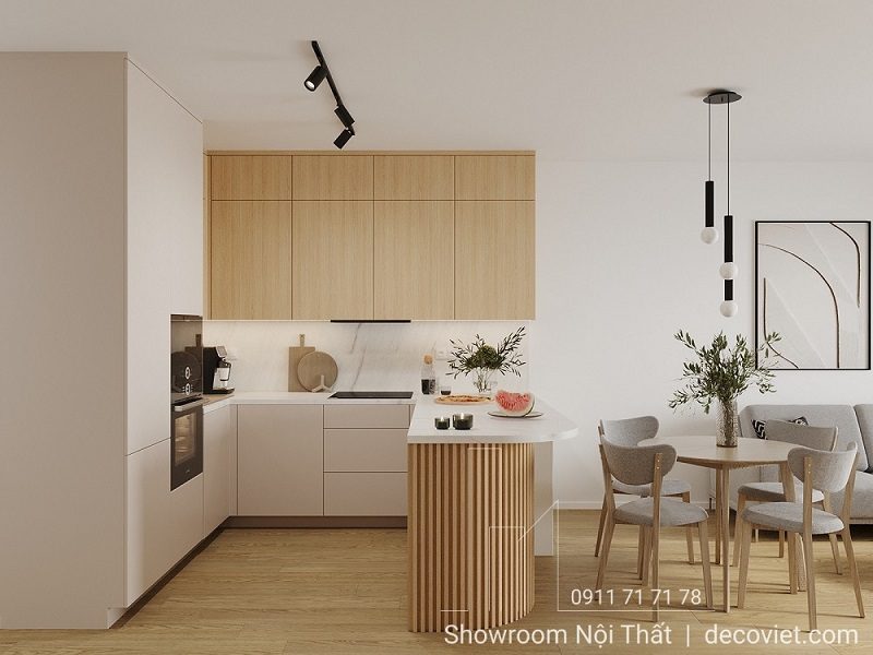 Tủ Bếp Gỗ Công Nghiệp 1175T