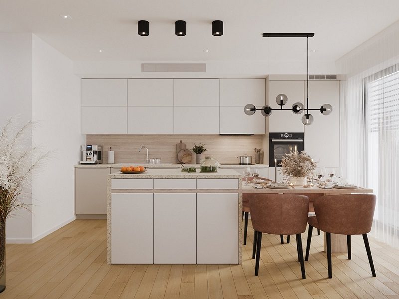 Tủ bếp Gỗ Công Nghiệp 1182T