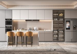 Tủ Bếp Gỗ Đẹp 1101T