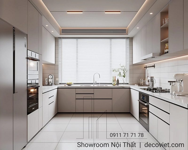 Tủ Bếp Gỗ Giá Rẻ 1171T