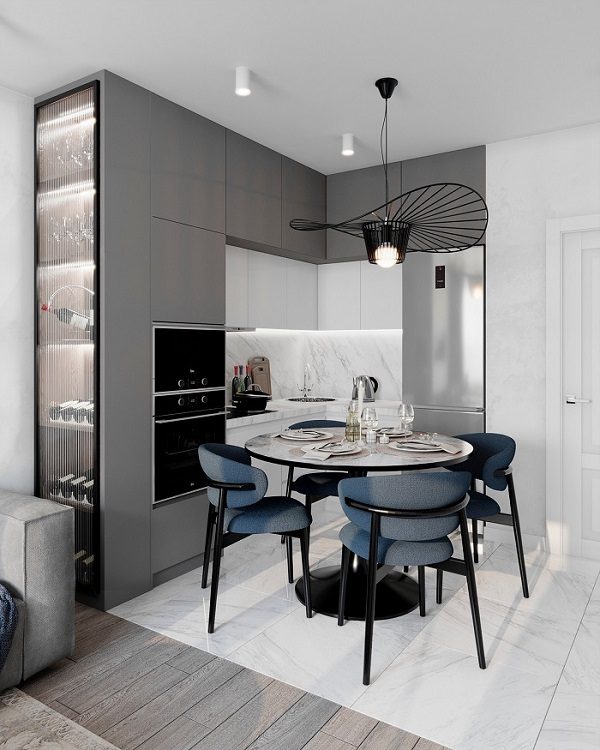 Tủ Bếp Nhỏ Chữ L 1151T