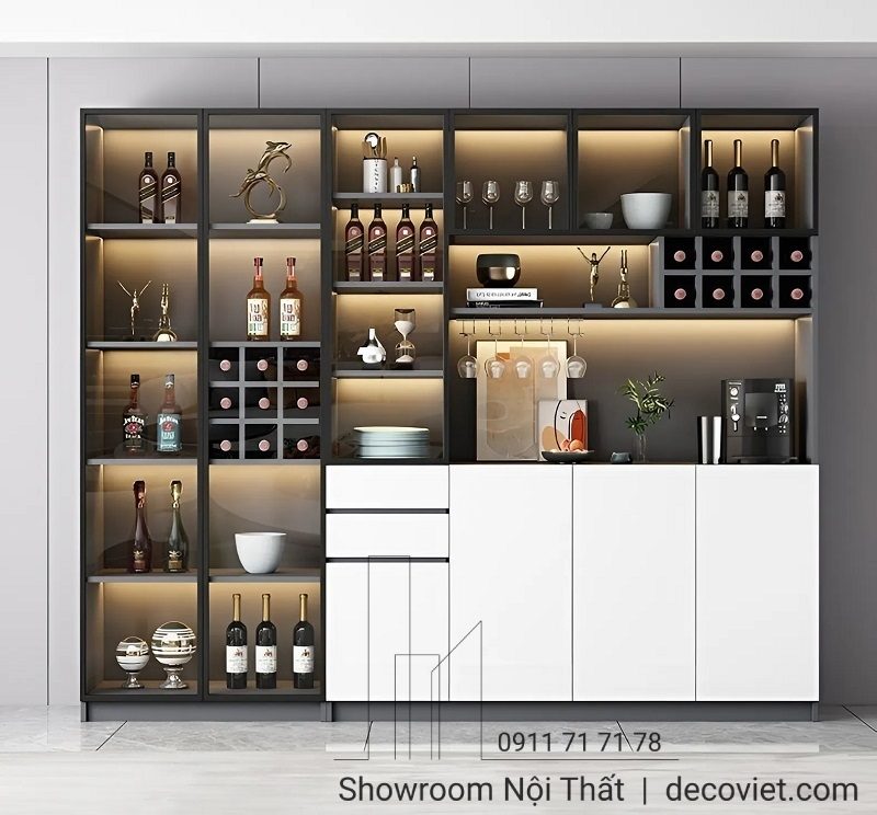 Tủ Rượu Đẹp Hiện Đại 2009T