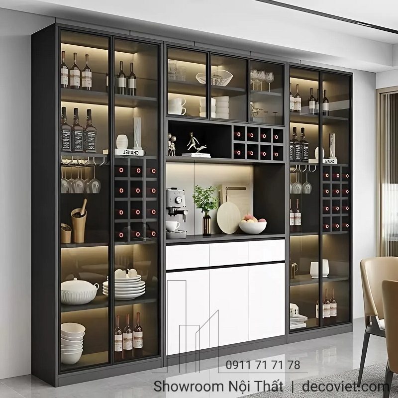 Tủ Rượu Gỗ Cao Cấp 2004T