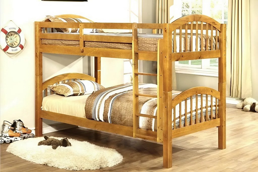 Giường Tầng Giá Rẻ Cho Bé 405T - Vàng