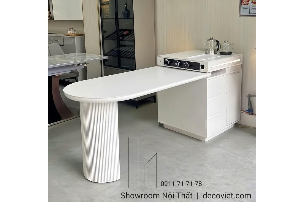 Bàn Ăn Thông Minh Kết Hợp Đảo Bếp Hiện Đại 2385S